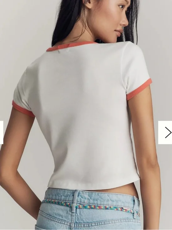 Mother Brand The Itty Bitty Cotton Graphic Baby Tee - Picture 2 of 8